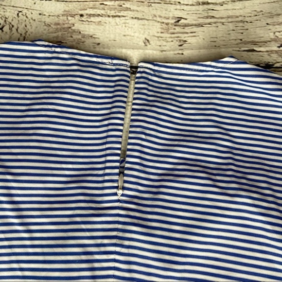 Tommy Hilfiger Striped Peplum Sleeveless Top - Picture 2 of 7